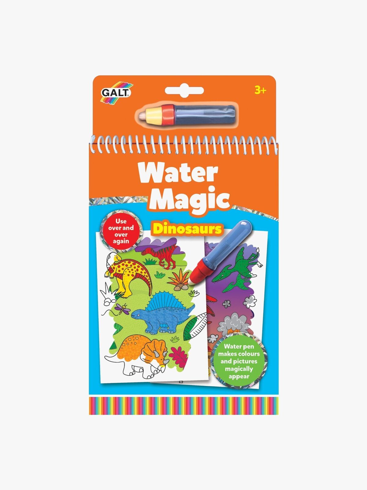 Galt Malebog Water Magic Dinosaurer