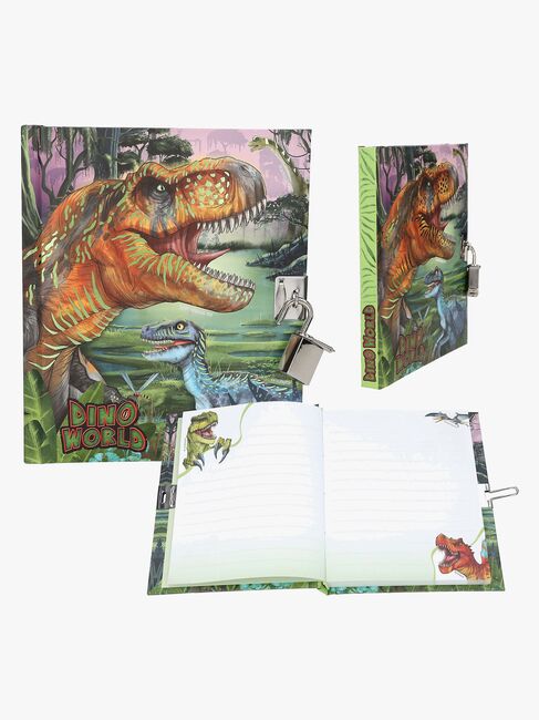 Dino World Dagbog med Hængelås