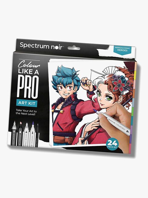 Spectrum Noir Illustrationssæt Tegneseriehelte