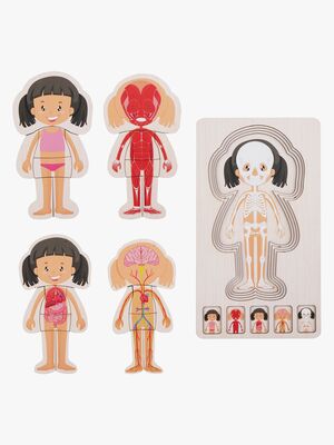 Barbo Toys Kropspuslespil, Pink