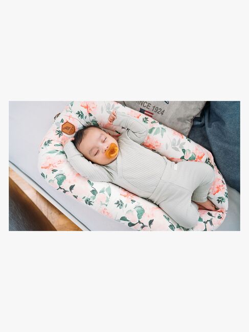 EcoViking Organic Babynest Cover Rose Garden