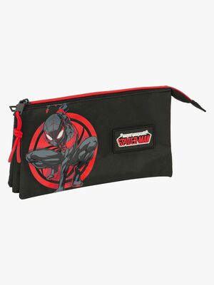 Marvel Spider-Man Miles Morales Penalhus med 3 Rum, Sort