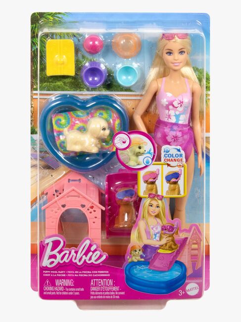 Barbie Puppy Pool Party Legesæt