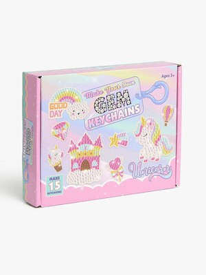 Fippla DIY Nøgleringe med Akryldiamanterer