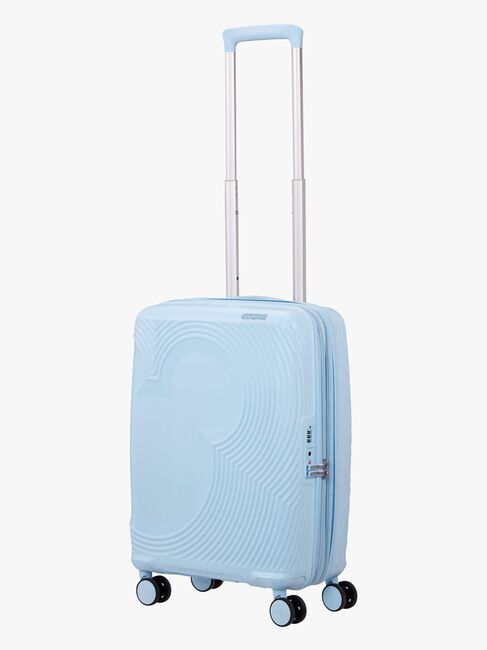 American Tourister Mickey Magic Spinner Kuffert 37-44L, Pastel Blue