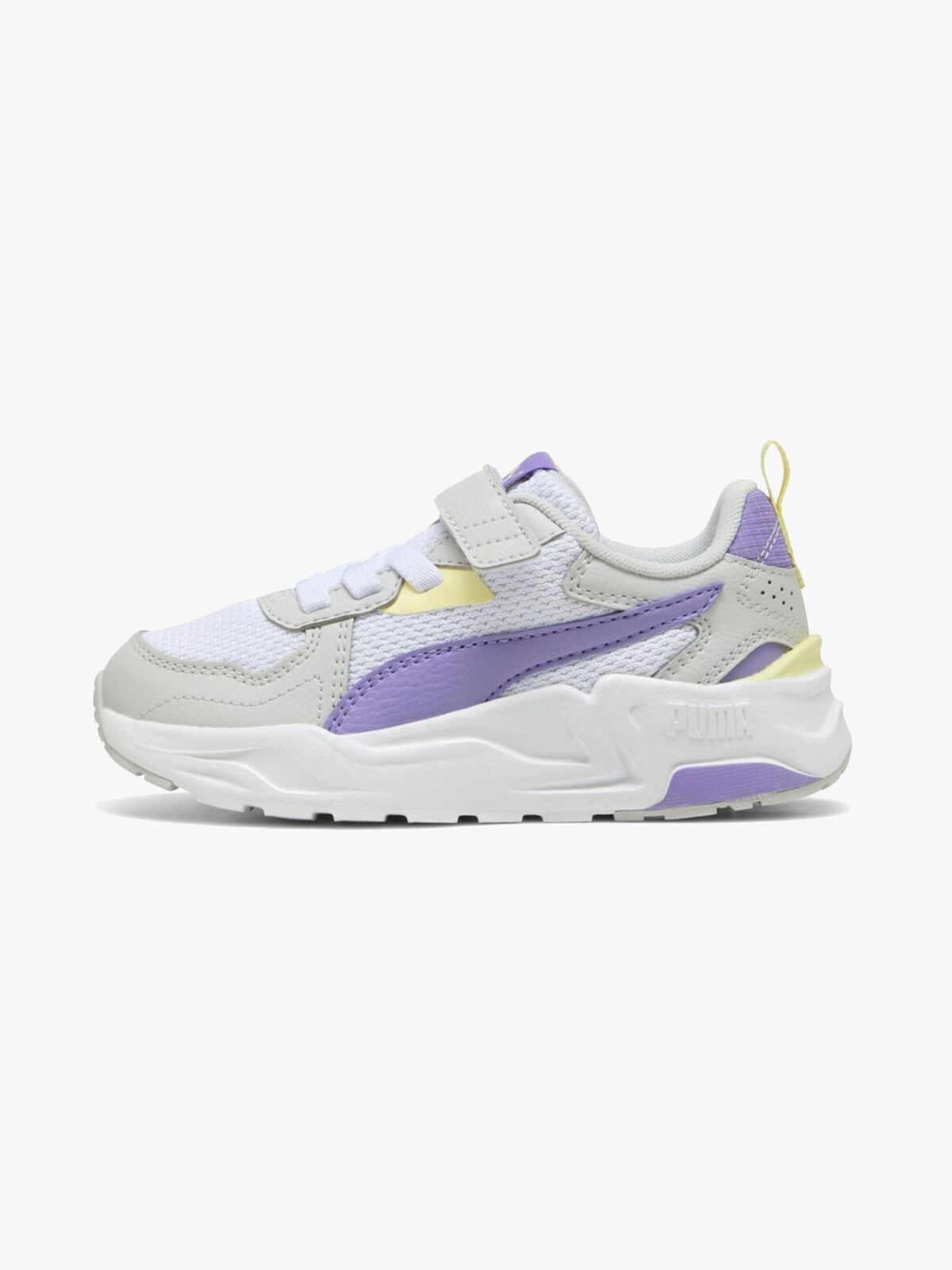 Puma Trinity Lite AC+ PS Sneakers, White/Lavender Alert/Glacial Gray
