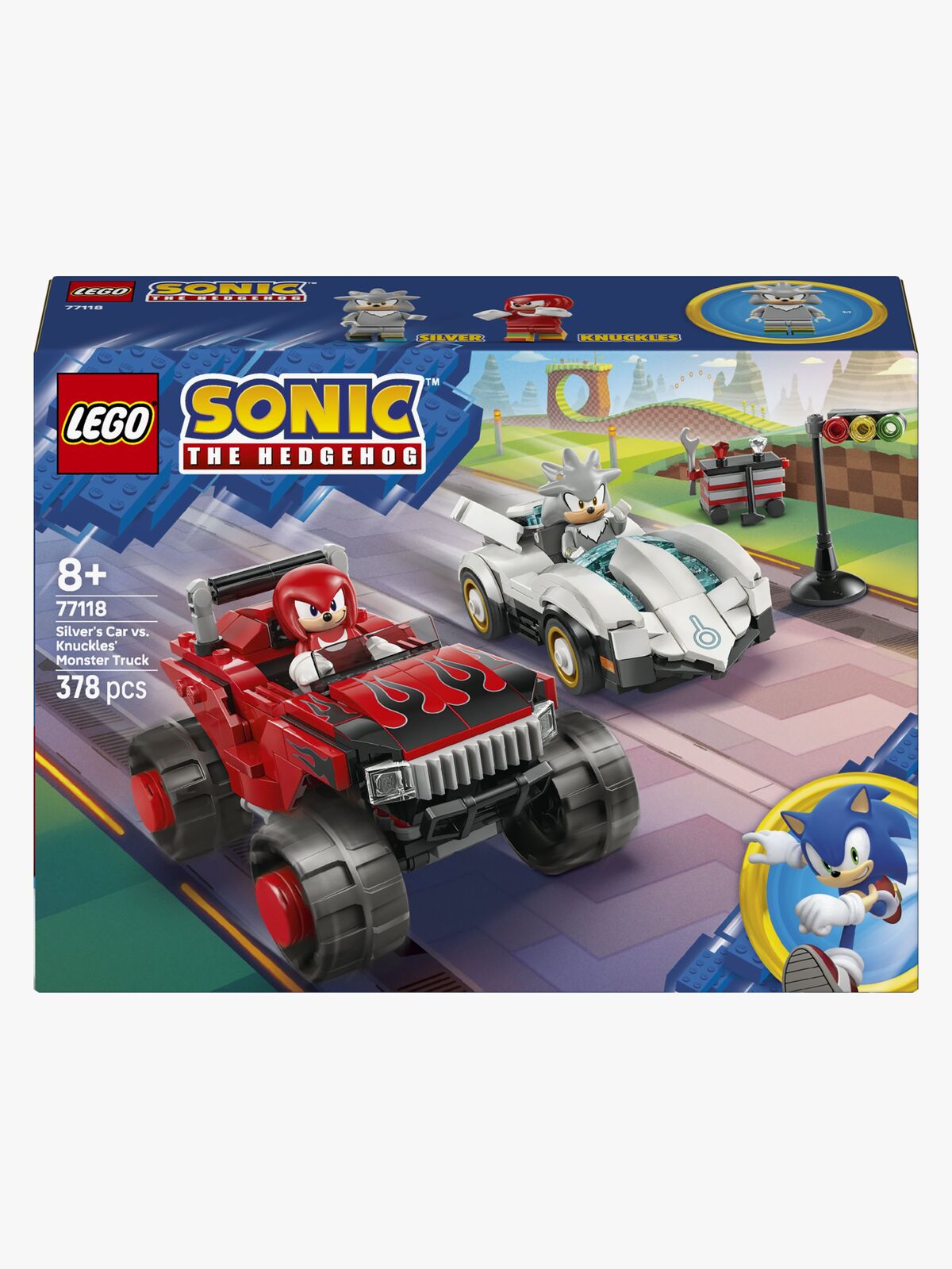 LEGO Sonic 77118 Silvers bil mod Knuckles' monstertruck