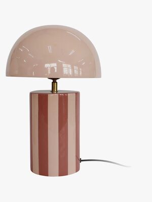 PresentTime Rayado Bordlampe, Rose Tan/Soft Pink