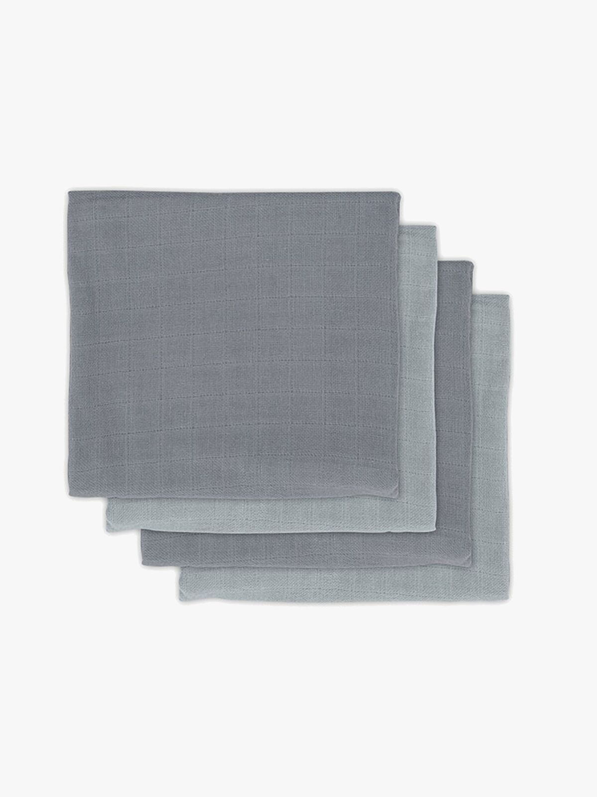 Jollein Stofble Bamboo 4-pak, Storm Grey