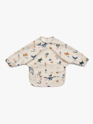 LIEWOOD Merle Cape Hagesmæk med Tryk, Sea Creature/Sandy