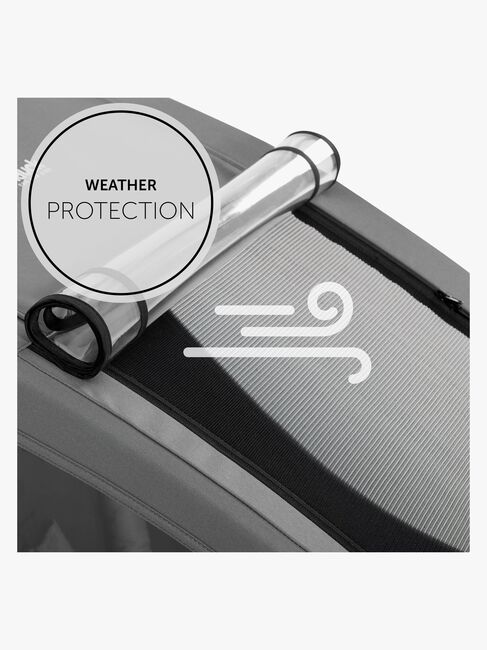 Hauck Dryk Duo Cykelanhænger, Grey