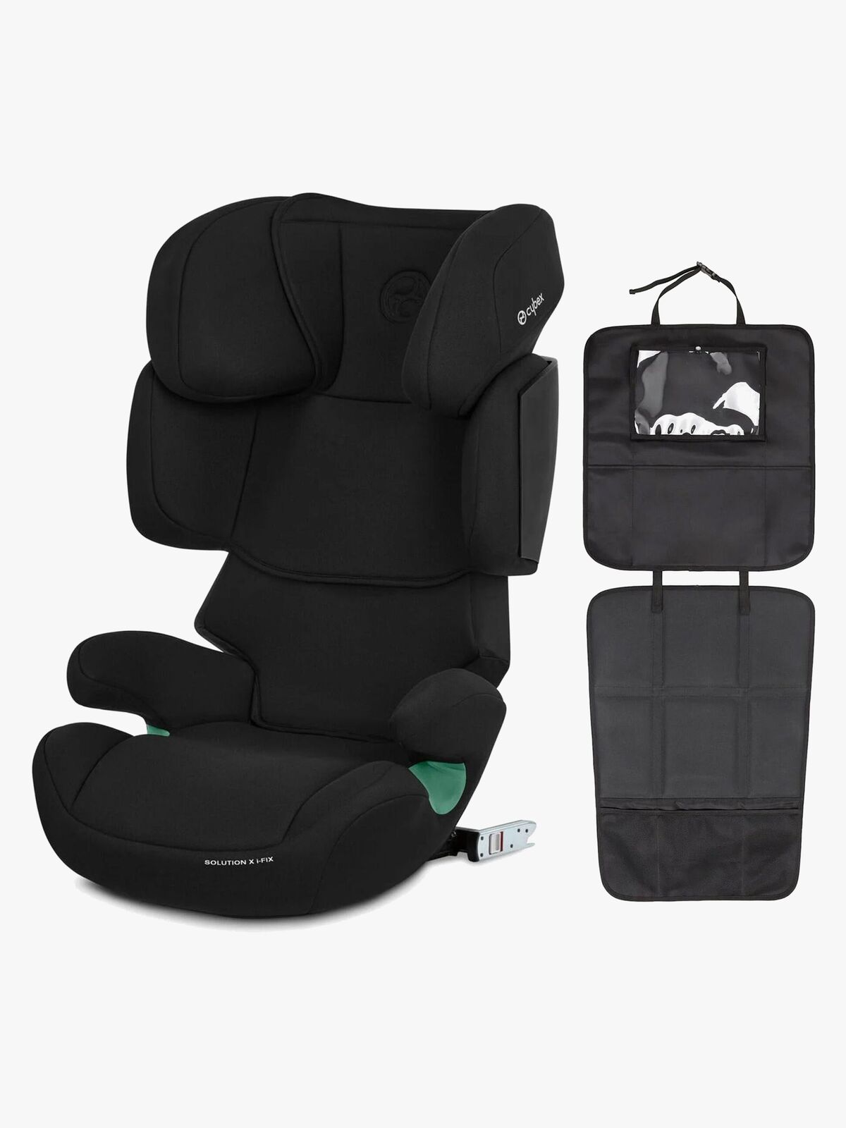 Cybex Solution X i-Fix Autostol inkl. Beemoo 3-i-1 Sædebeskytter, Pure Black