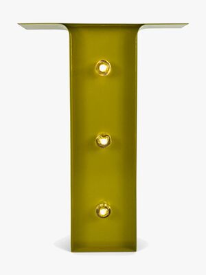 Petite Déco Bogstavlampe T, Guld