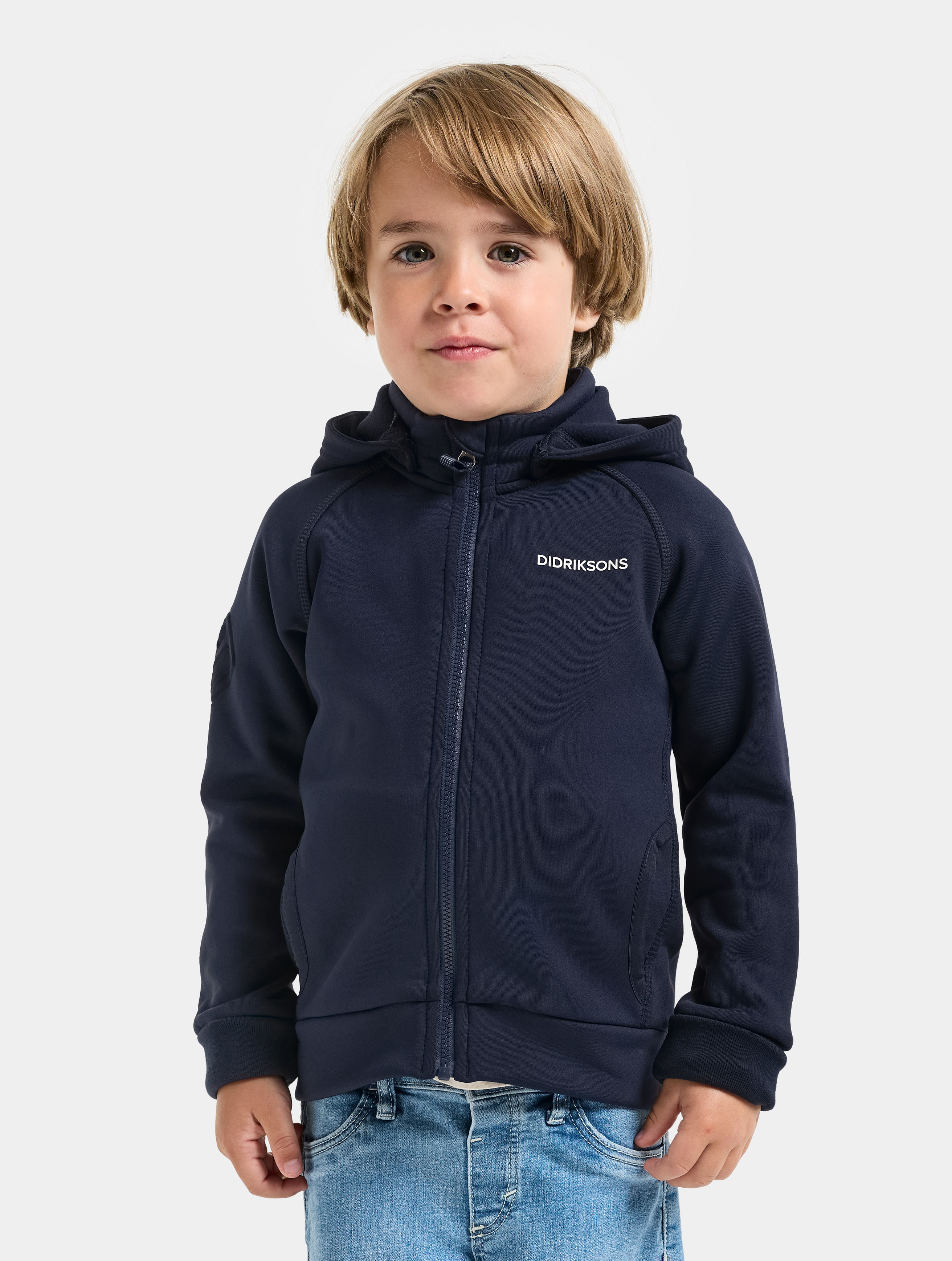 Didriksons Siljan Trøje med Lynlås, Navy, 100