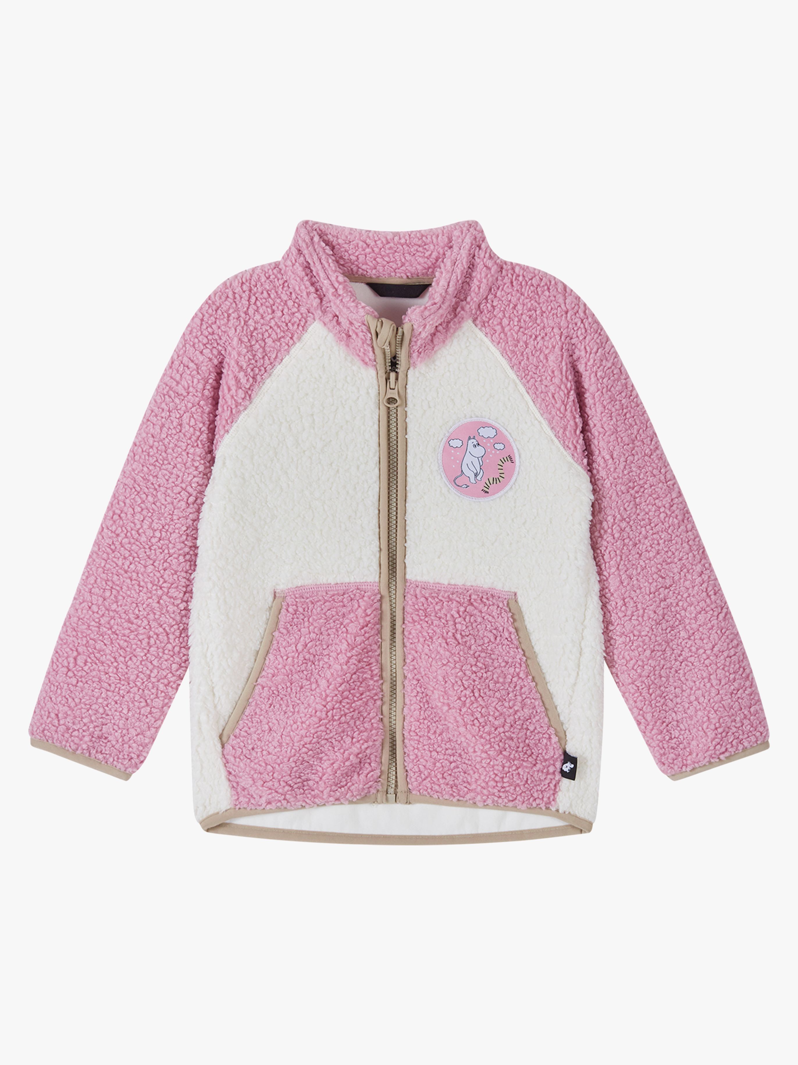Reima Moomin Kramgo Fleecetrøje, Grey Pink, 86