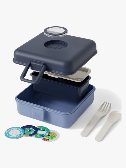 Monbento Snacky Bento Madkasse, Blue infinity