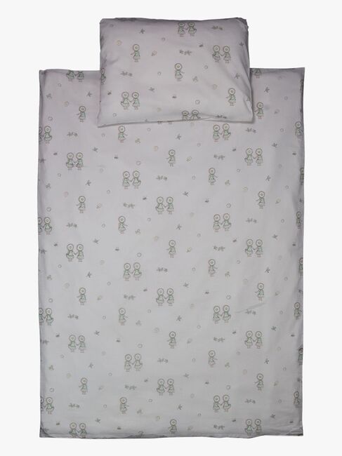 Elsa Beskow Blomsterfesten Sengesæt 70 x 80 Tremmeseng, Sandfarvet