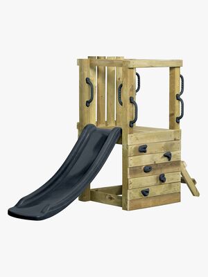 Swing King Irma Lille Legestativ med Grå Rutsjebane