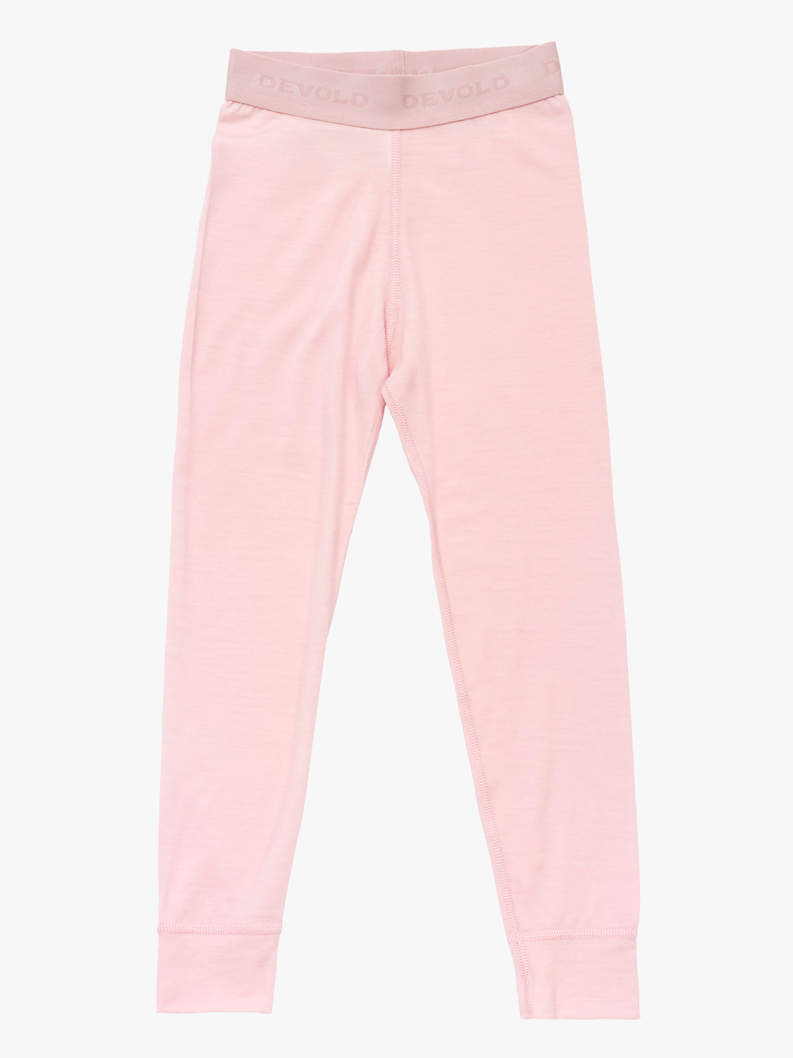 Devold Breeze Merino Lange Underbukser Kid, Chalk Pink, 2 år