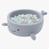 MeowBaby Boucle Whale Boldbassin, Dusty Ice Blue