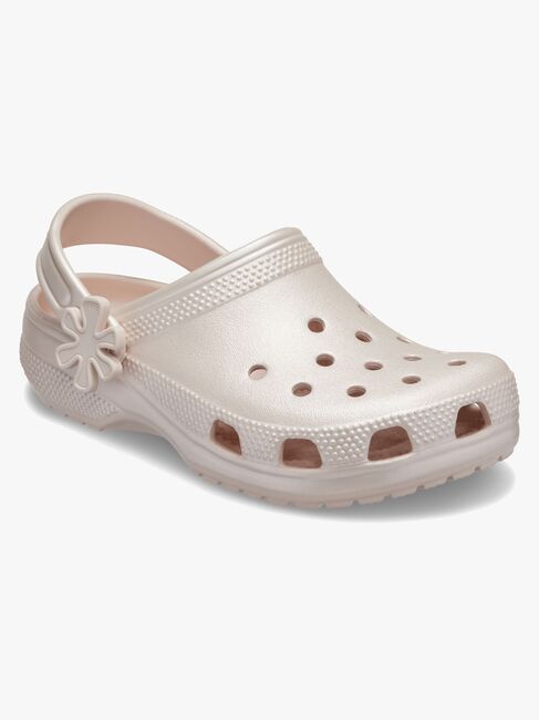 Crocs Classic Pearl Shine Crocs, Quartz