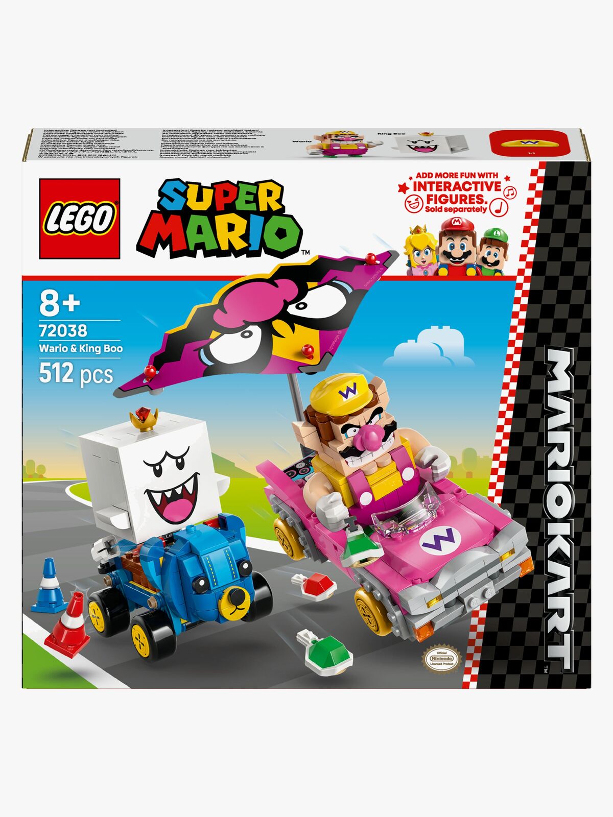 LEGO Super Mario 72038 Mario Kart – Wario og King Boo