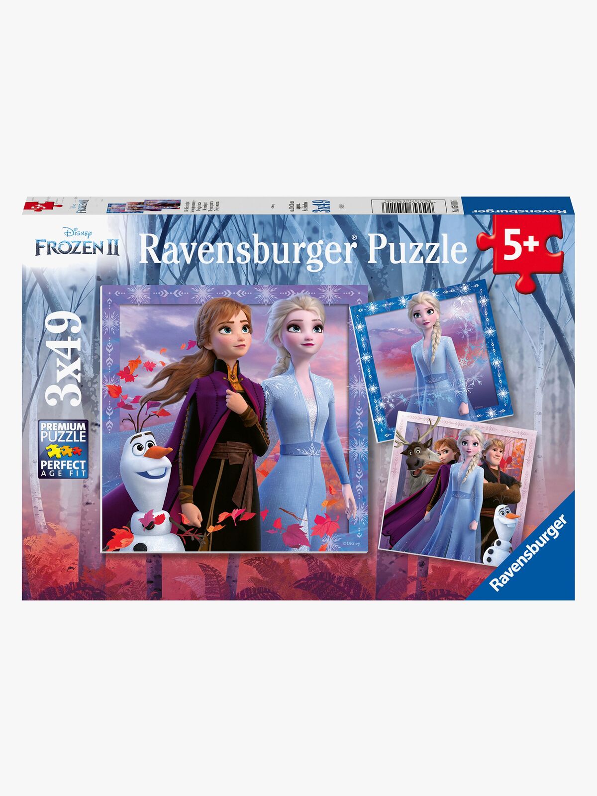 Ravensburger Disney Frozen Puslespil 3x49 Brikker