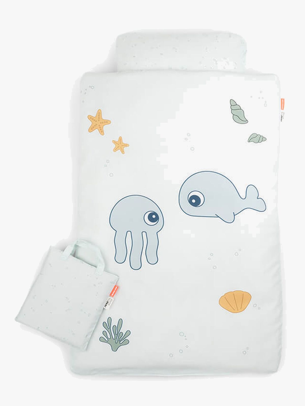 Done By Deer 100x140 Jelly & Wally Sengesæt, Blå