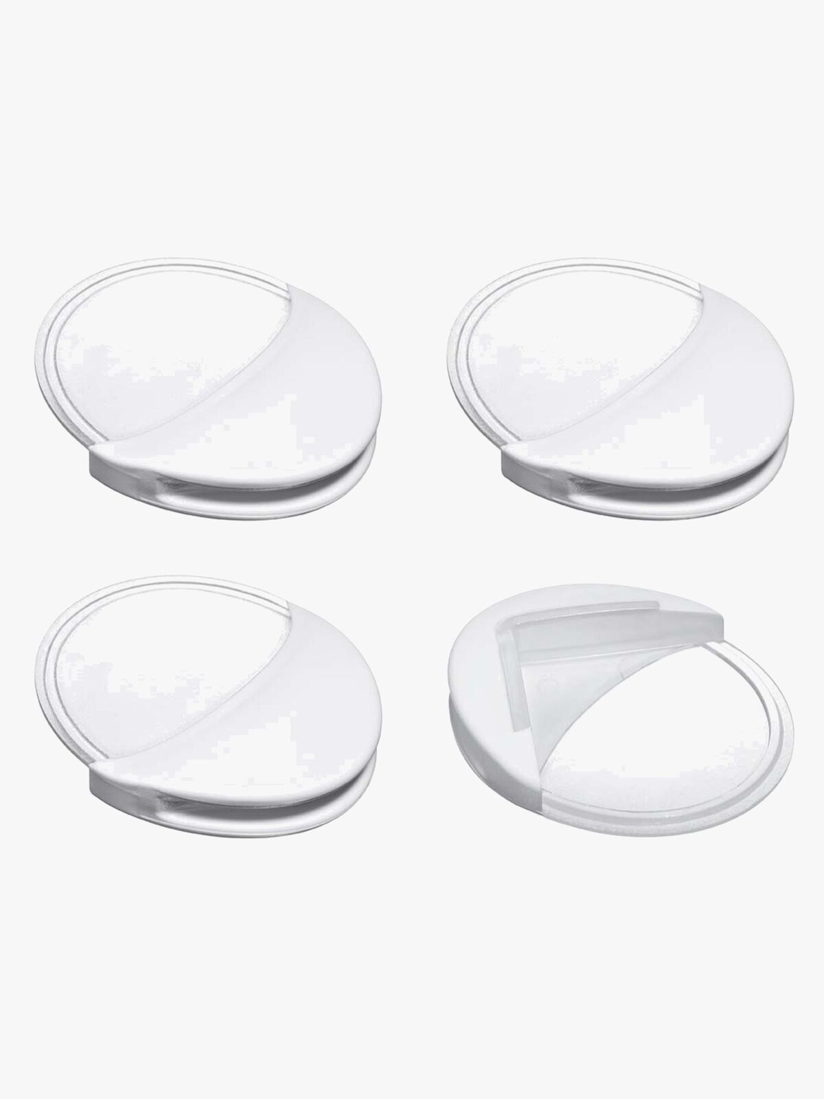 Reer Hjørnebeskyttere Ovale, Hvid