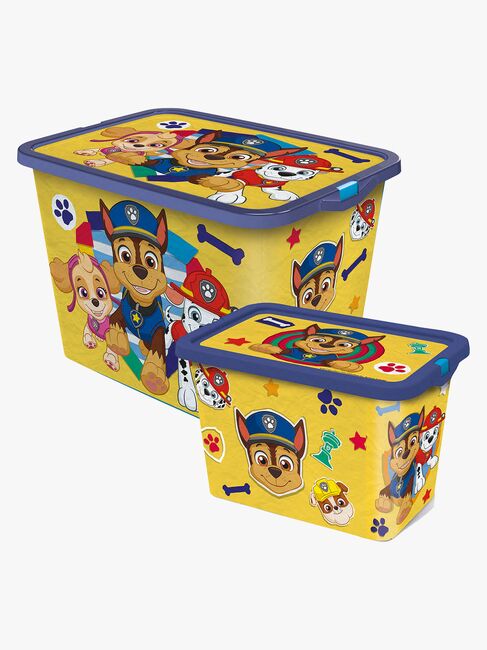 Paw Patrol Opbevaringskasser Sæt 23l & 7l, Gul