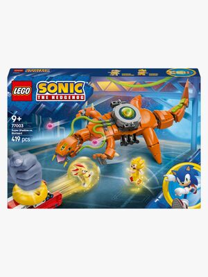 LEGO Sonic 77003 Super Shadow mod Biolizard
