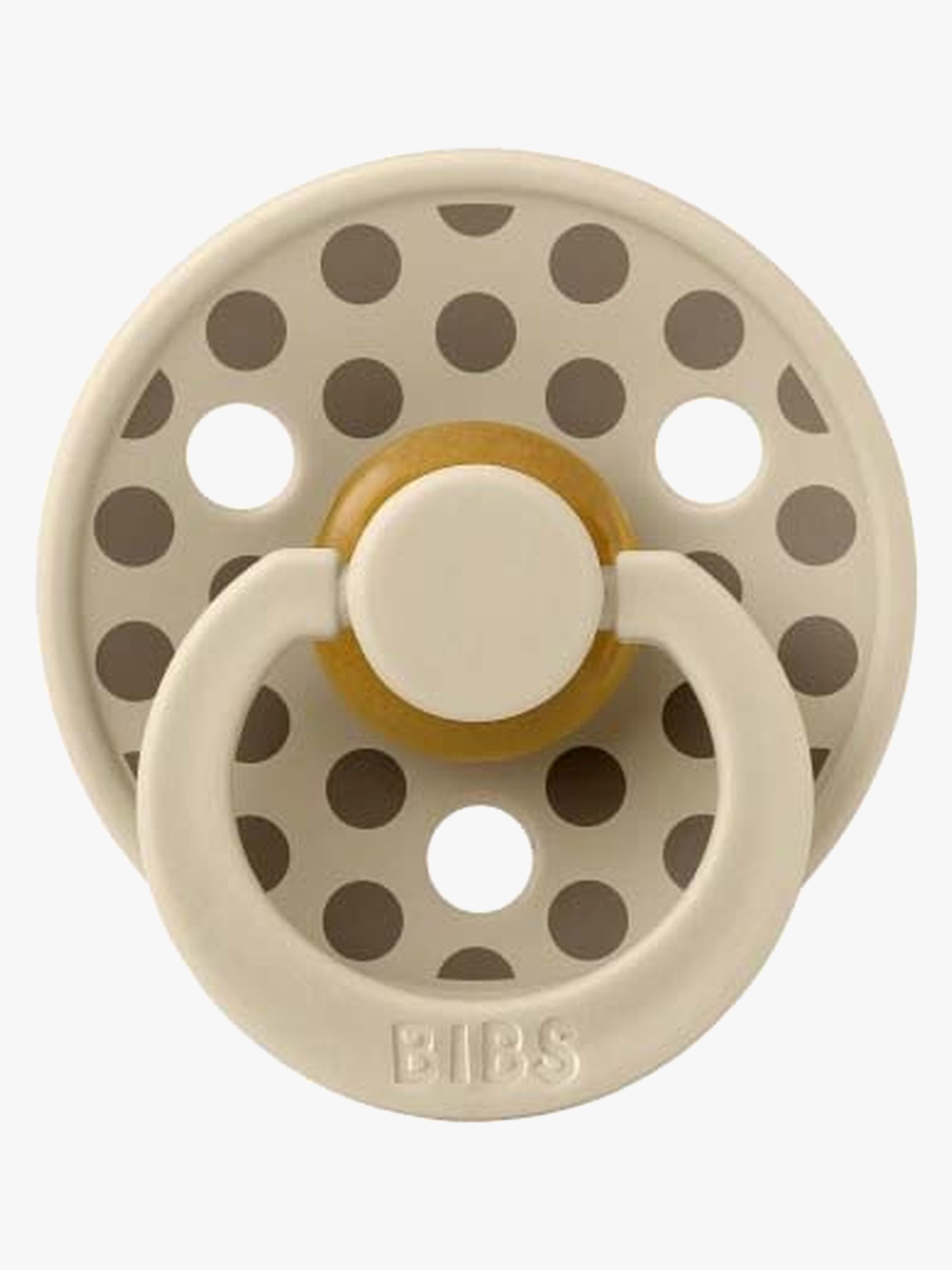 BIBS Studio Colour Sut Polka Medium Latex Str. 2, Vanilla/Dark Oak