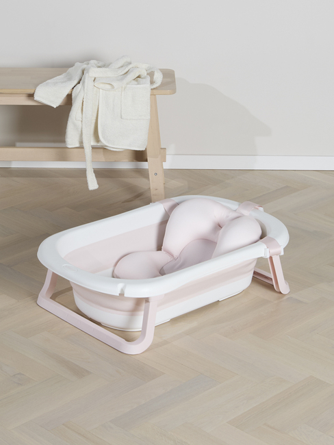 Beemoo CARE Assist Badekar inkl. Badestøtte, Pink