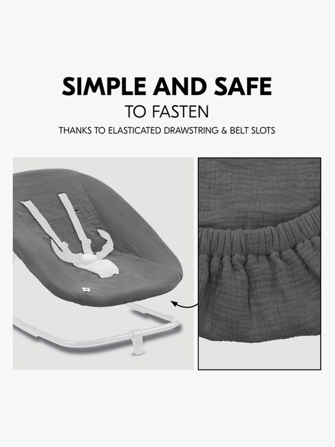 Hauck Skråstol Betræk, Dark Grey