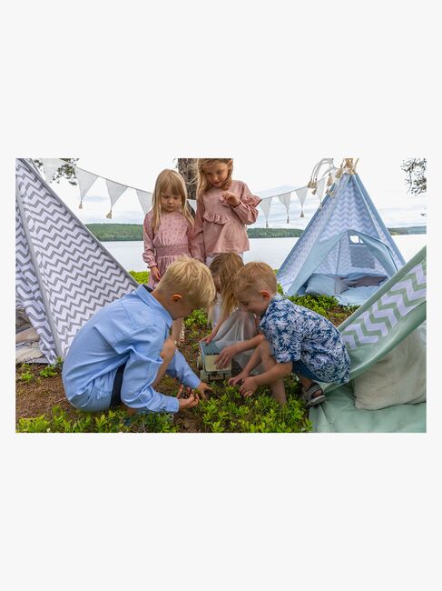 Alice & Fox Legetelt Tipi, Grøn/Hvid