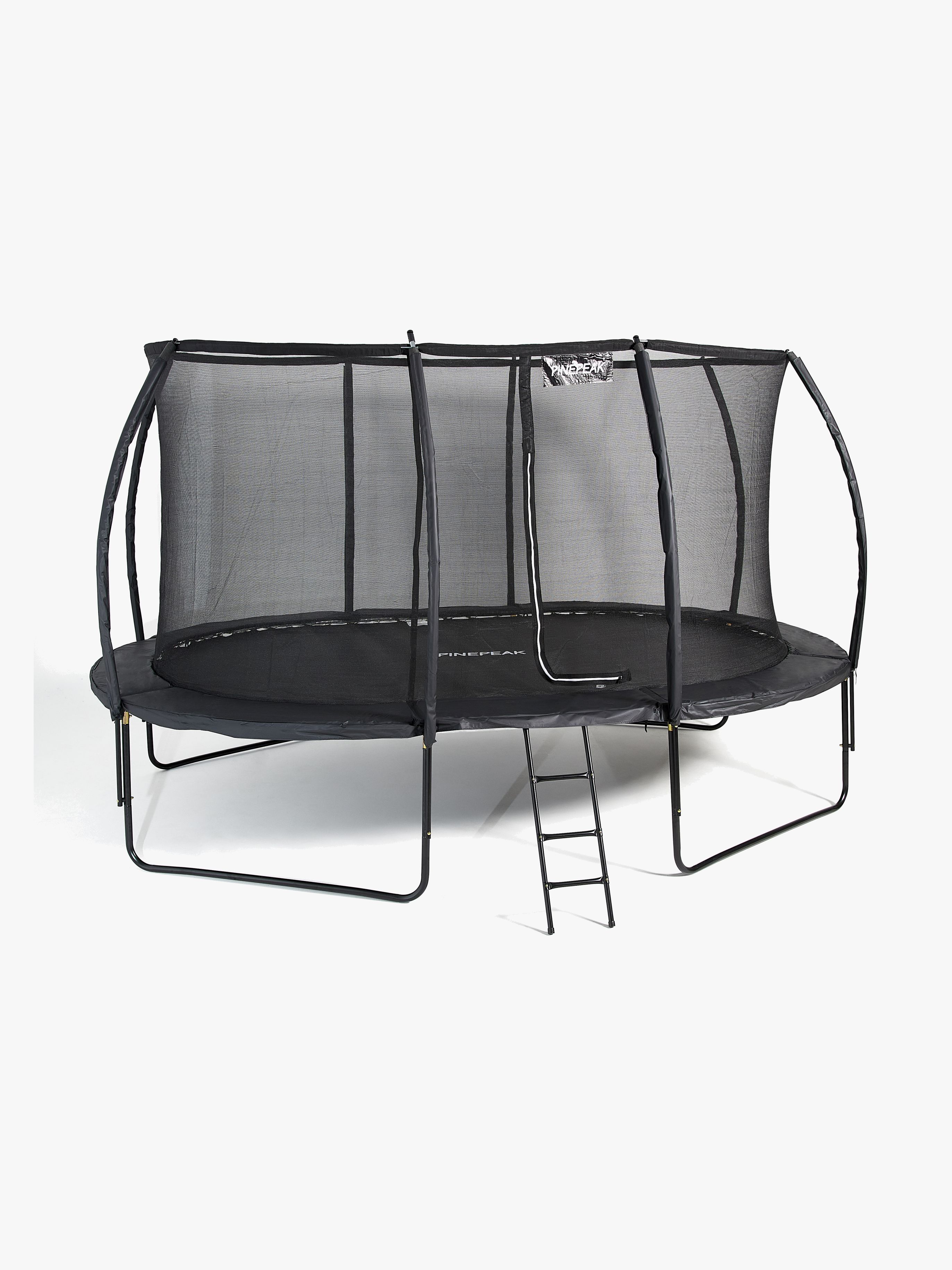 Pinepeak Trampolin inkl. Sikkerhedsnet 457x305 cm, Sort