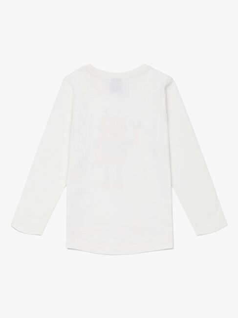 Luca & Lola Gabriel Langærmet T-Shirt, White