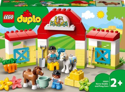 LEGO DUPLO Town 10951 Hestestald og ponypasning