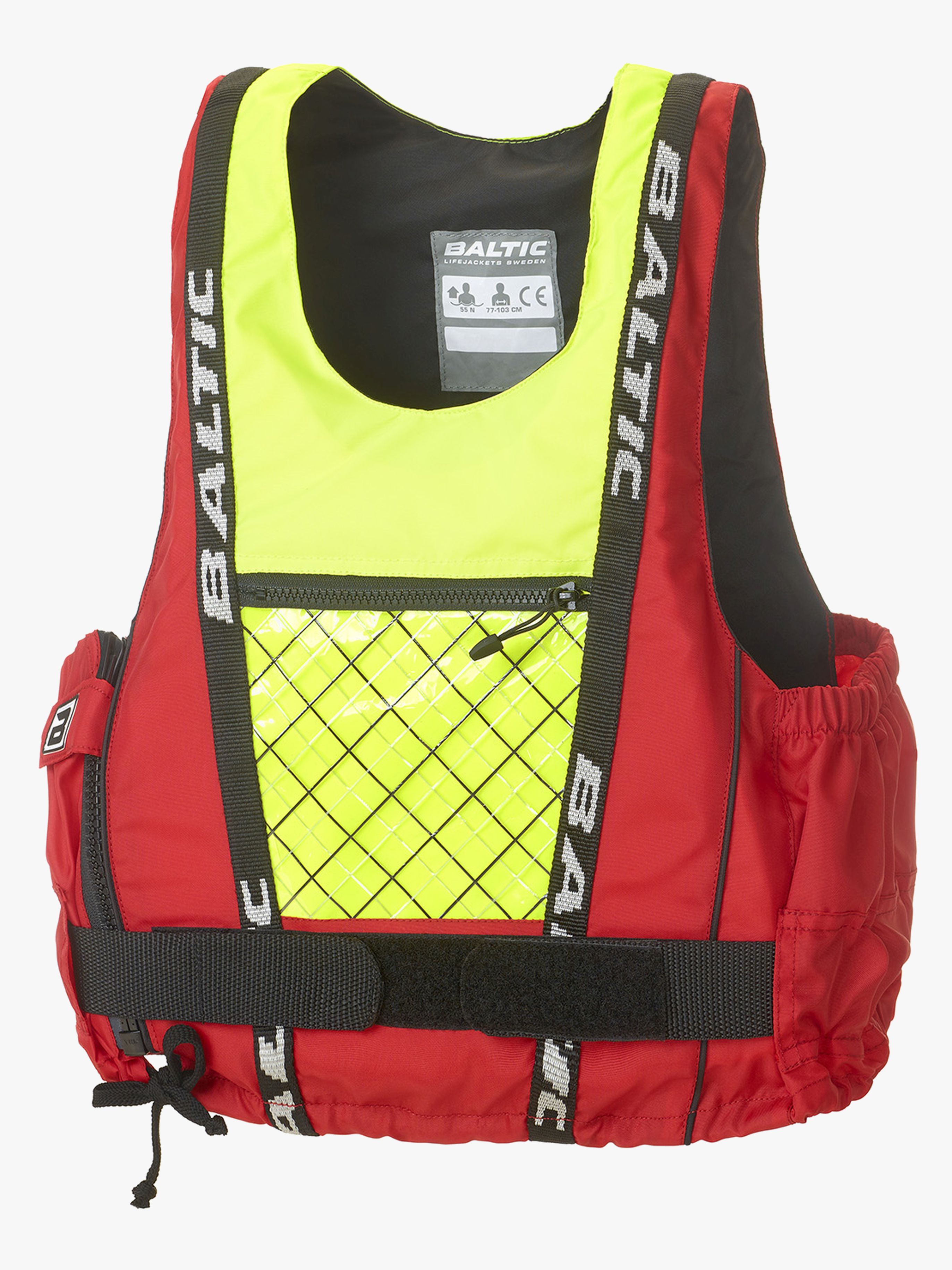 Baltic Pro Svømmevest, Rød/Gul, 25-40 kg