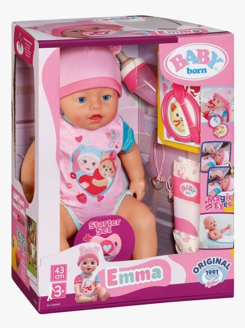 Baby Born Dukke Startsæt Emma 43 cm