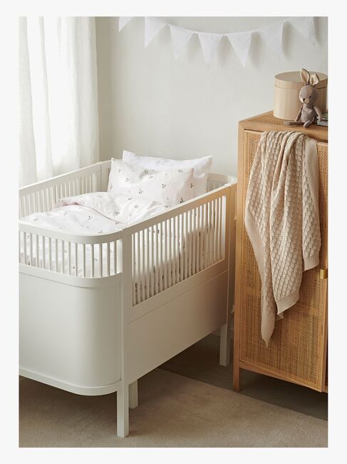 Borganäs Sengesæt Tremmeseng Alvin 2-delt 100x130, Beige