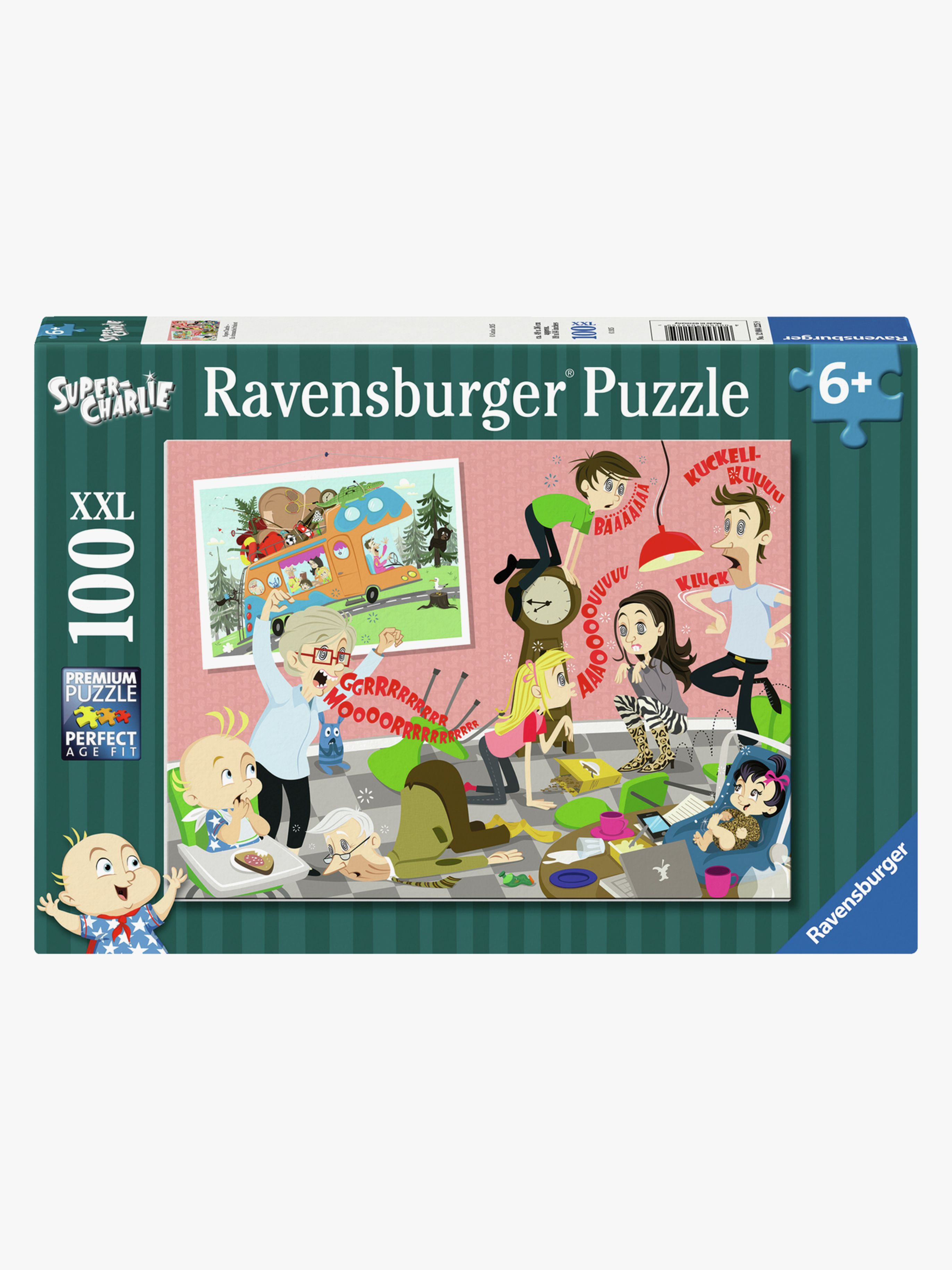 Ravensburger Super Charlie Puslespil 100 Brikker