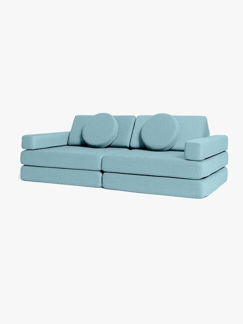 Shappy Play Bygbar Sofa 160x80 cm, Sky Blue
