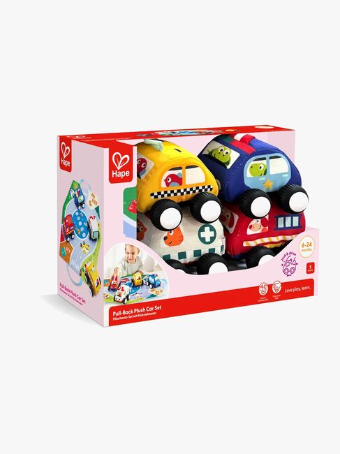 Hape Pull-Back Soft Bilsæt