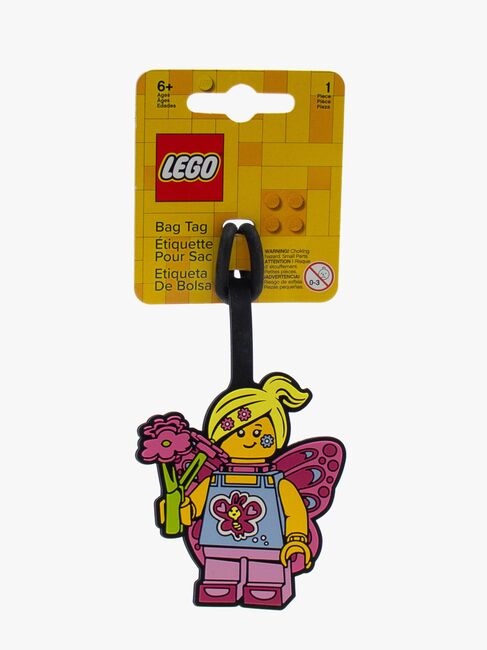 LEGO®  Ikonisk Bagage-tag Sommerfuglepige