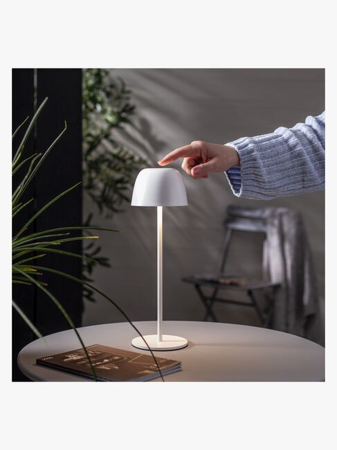 Star Trading Bordlampe Ronda, Hvid