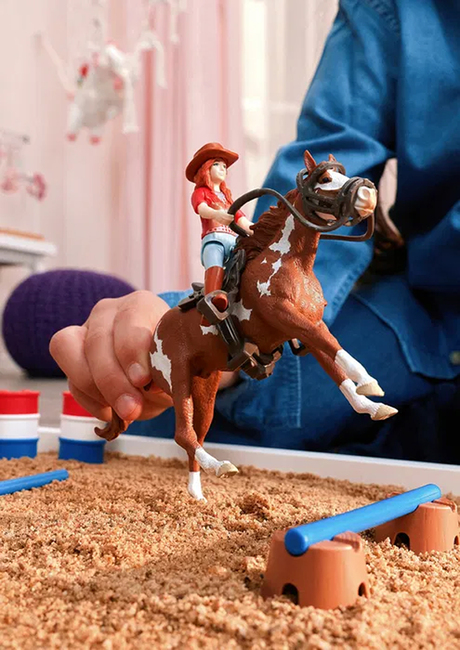 Schleich 42775 Horse Club Hannah's Western Adventures Legesæt