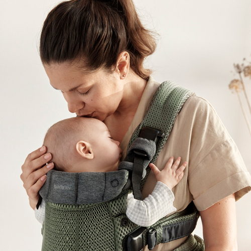 BabyBjörn Harmony Bæresele 3D Mesh, Mørkegrøn