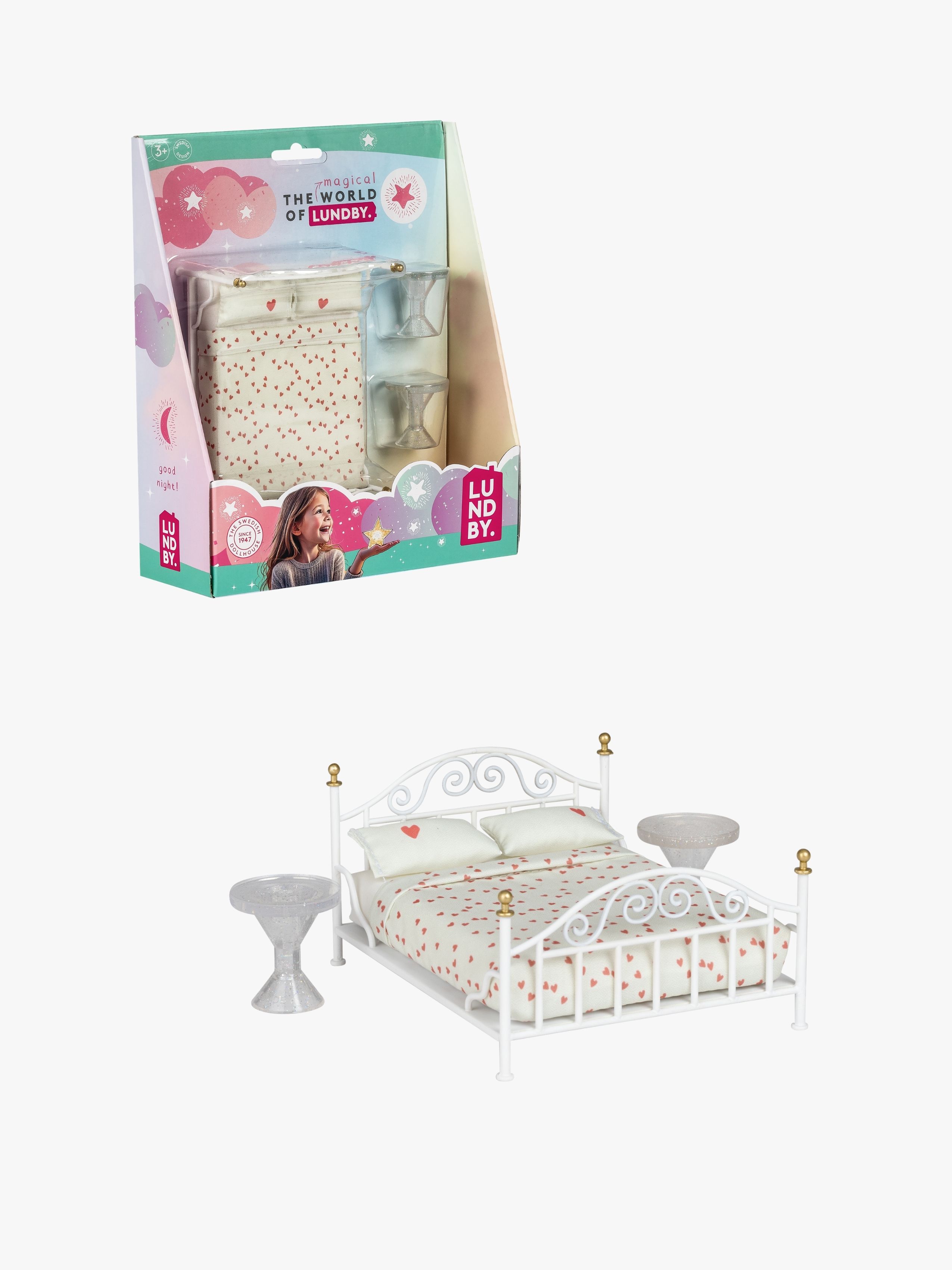 Lundby Dukkehustilbehør Seng Klassisk