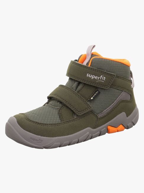 Superfit Trace Mid GTX Forede Sneakers, Green/Orange